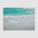Buscar olas oceánicas papel de seda Turquesa