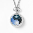 Buscar yin yang collares Elegante