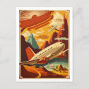 Buscar avión del vintage postales Antiguo