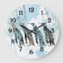 Buscar pájaro marrón relojes de pared Azul