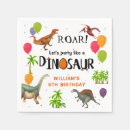 Buscar rugido servilletas Dinosaurio