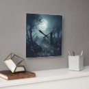 Buscar cementerio relojes de pared Noche