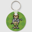Buscar carro de golf llaveros Golfista