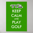 Buscar jugador de golf posters Divertido