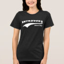 Buscar introvertido camisetas Blanco
