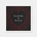 Buscar gótico servilletas Rojo