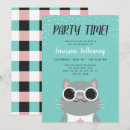 Buscar gato fresco invitaciones Niños