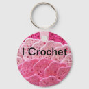 Buscar crochet llaveros Rosa