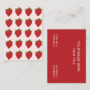 Buscar fresas tarjetas de visita Profesional