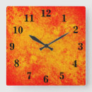 Buscar fondo amarillo relojes de pared Moda