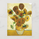 Buscar girasoles de van gogh postales Florero