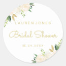 Buscar bridal shower pegatinas Blanco