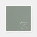 Buscar verde oscuro servilletas Elegante