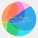 Buscar graduación divertida pegatinas Simple