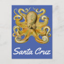 Buscar vintage octopus postales Vida marina