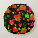 Buscar hojas de otoño cojines Divertido