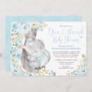 Buscar elefante azul invitaciones Futura madre