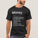 Buscar monty camisetas Nombre