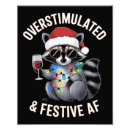 Buscar raccoon arte Navidades