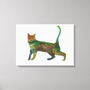 Buscar gato abstracto lienzos Animales
