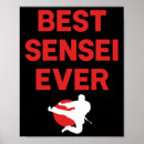 Buscar o sensei posters Cinturón negro