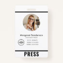 Buscar para los fotógrafos tarjetas de identificacion Periodista