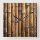 Buscar bambú relojes de pared Planta
