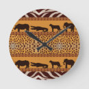 Buscar leopardo relojes de pared africano