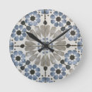 Buscar flores azules relojes de pared General y unisex
