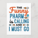 Buscar farmacéutico divertido postales Farmacia