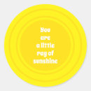 Buscar rayo amarillo pegatinas Pequeño rayo de sol