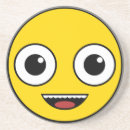 Buscar cara feliz posavasos Amarillo