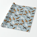 Buscar patas del perro papel de regalo Perros