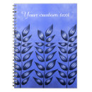 Buscar hojas azules cuadernos Femenino