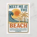Buscar verano retro postales Playa