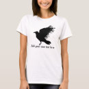 Buscar cuervo negro camisetas Blanco