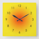 Buscar amarillo naranja relojes de pared Gradiente