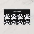 Buscar paws tarjetas de visita Animal