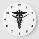 Buscar símbolos médicos relojes de pared Enfermero