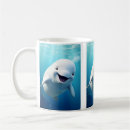 Buscar ballenas de la beluga tazas Ballena blanca