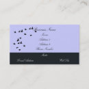 Buscar silhouette tarjetas de visita Pájaro