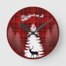 Buscar feliz navidad relojes de pared Venado
