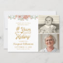 Buscar 65 13x18 horizontales invitaciones de cumpleaños Floral