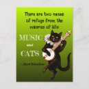 Buscar gato musical postales Gatos