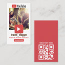 Buscar youtuber tarjetas de visita Vlogger