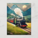 Buscar steam train postales Motor de vapor