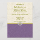 Buscar damasco barroco invitaciones Violeta