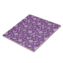 Buscar lavanda floral azulejos Púrpura