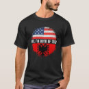Buscar albania bandera camisetas Americano
