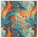 Buscar azul verdoso telas Naranja